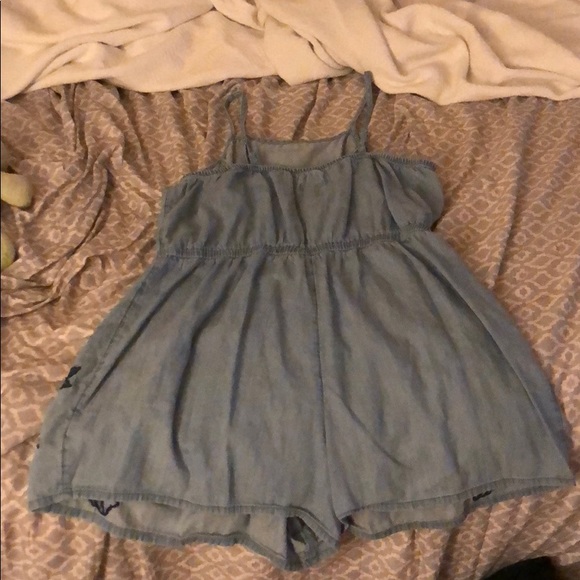 Jean embroidered romper - Picture 2 of 2